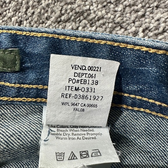 Y2k Eddie Bauer Jeans Women 4 Blue Denim Mid Rise Bootcut‎ Classic 5 Pocket - Picture 12 of 16